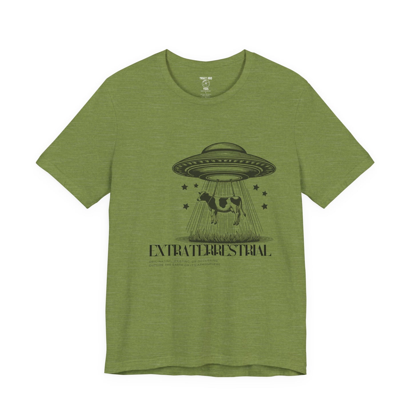 Cow-abunga! Funny Alien Shirt for UFO Enthusiasts, Galactic Style Unisex Tee