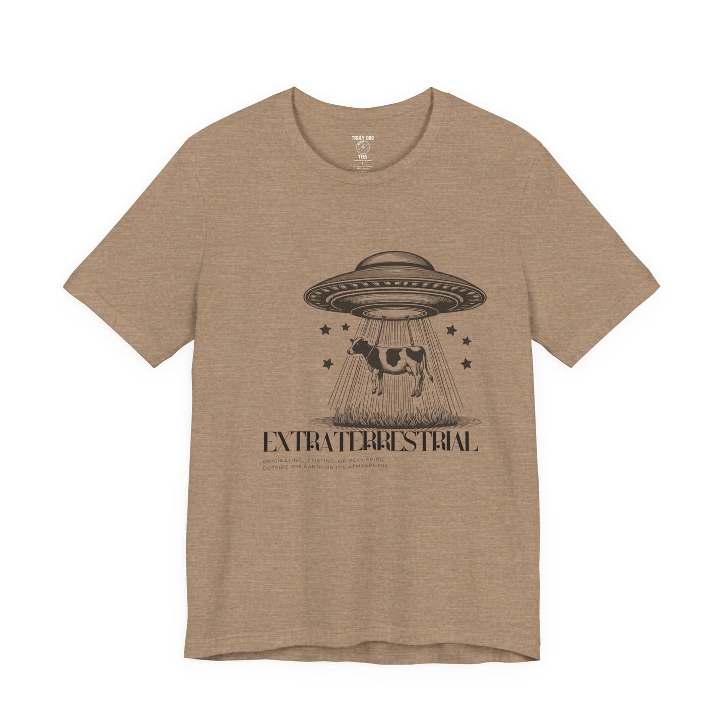 Cow-abunga! Funny Alien Shirt for UFO Enthusiasts, Galactic Style Unisex Tee