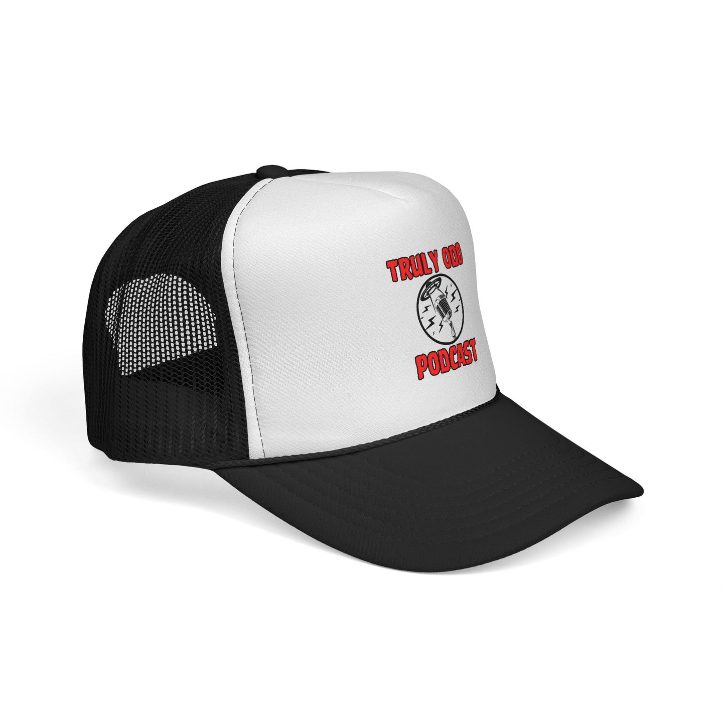 Truly Odd Trucker Caps - Quirky Podcast Fans, Unique Gift, Cool Hat for Show Lovers, Trendy Headwear for Comedy
