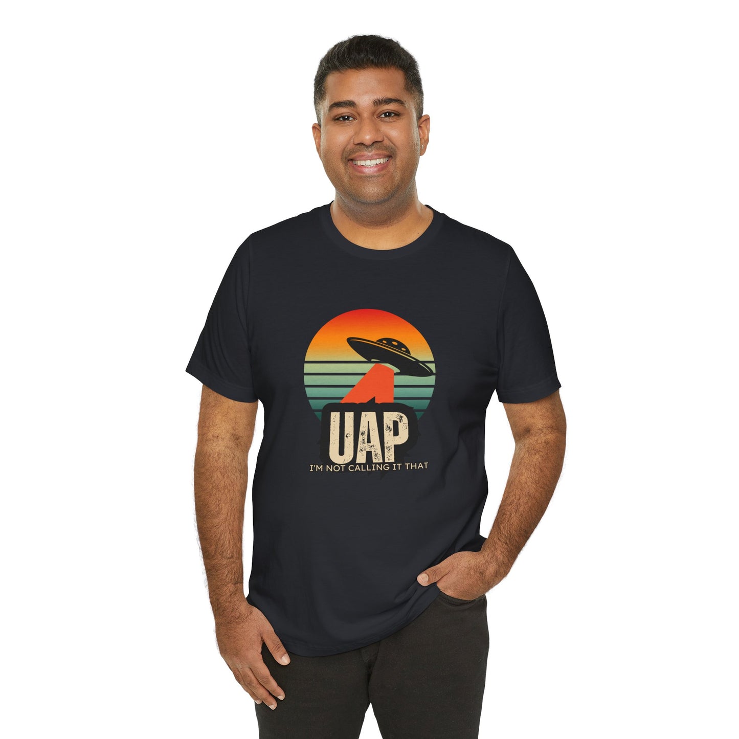 Retro UAP T-Shirt, Unisex Tee, UFO Enthusiast Shirt, Alien Graphic T-Shirt, Humor Tee, Casual Wear