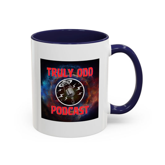 Truly Odd Podcast Accent Coffee Mug | Unique Gift for Podcast Lovers, Funny Quotes, 11oz & 15oz Sizes, Perfect for Birthdays, Christmas