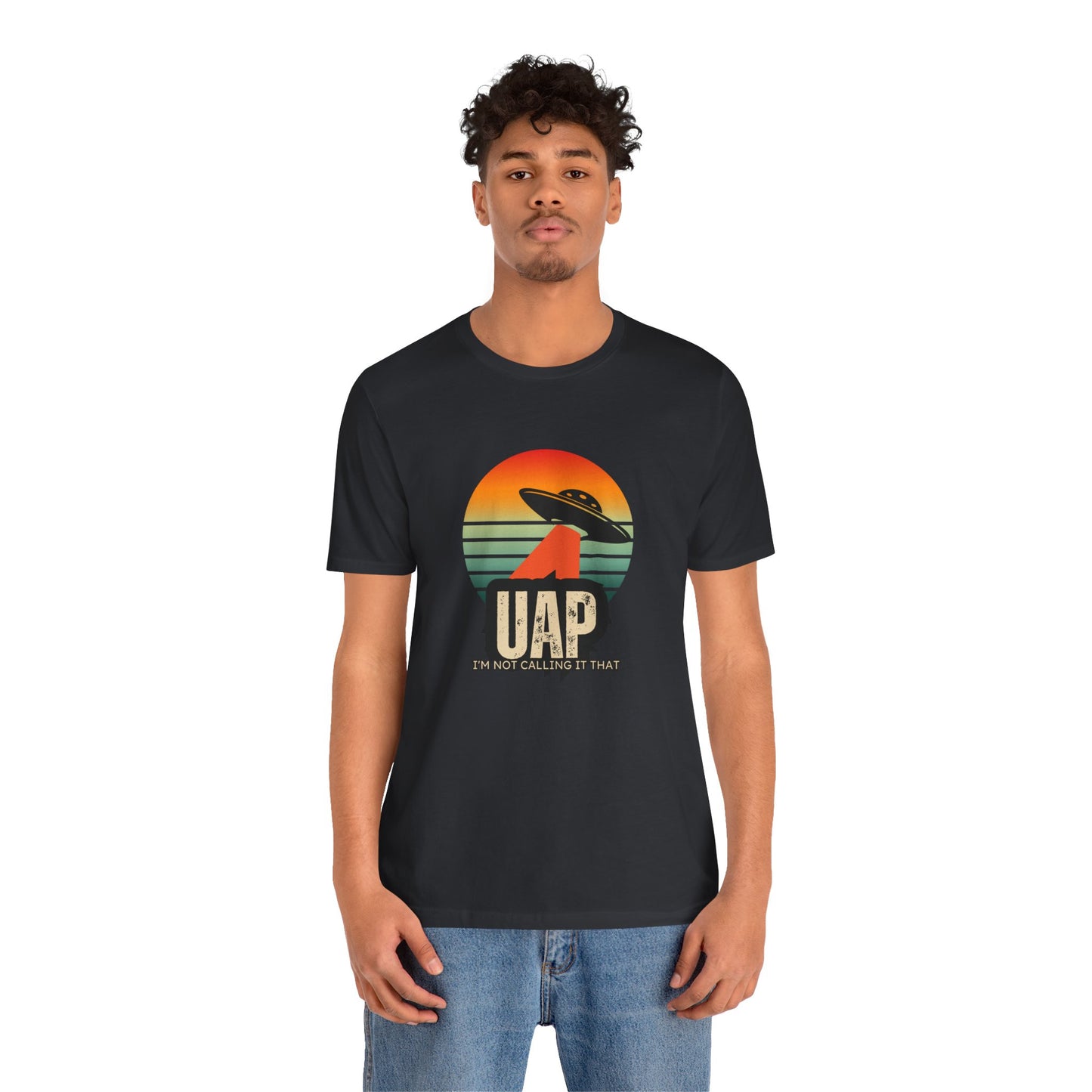 Retro UAP T-Shirt, Unisex Tee, UFO Enthusiast Shirt, Alien Graphic T-Shirt, Humor Tee, Casual Wear