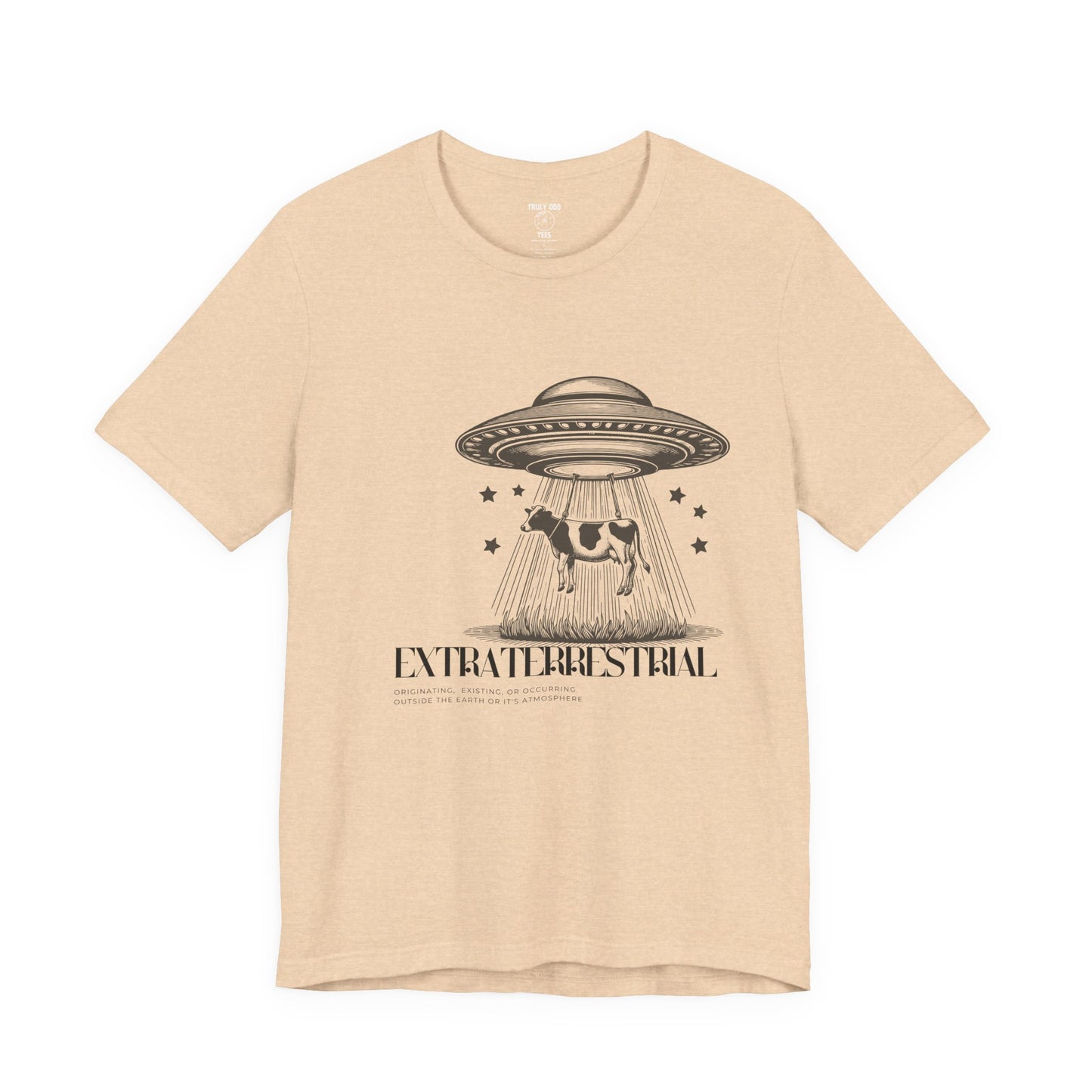 Cow-abunga! Funny Alien Shirt for UFO Enthusiasts, Galactic Style Unisex Tee