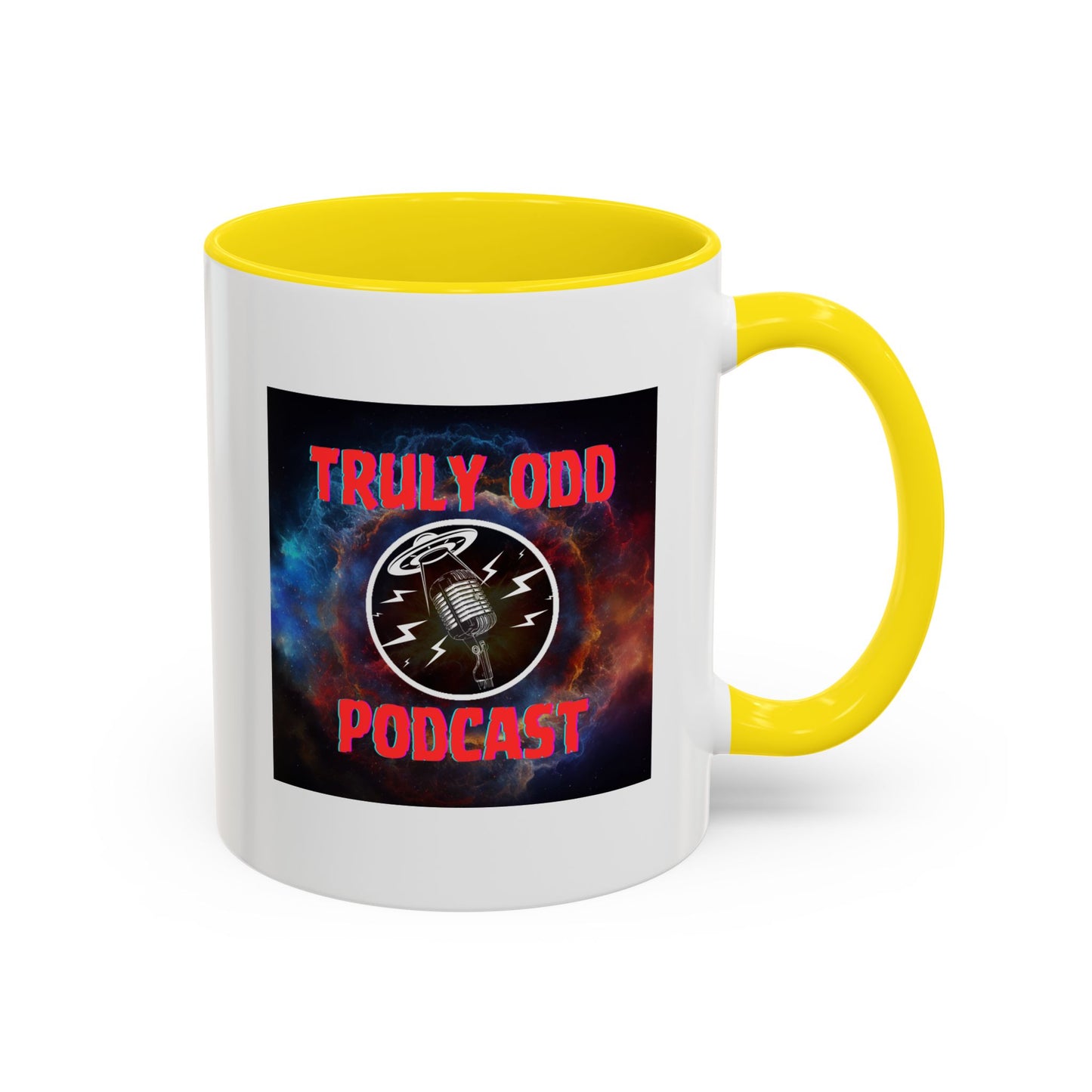 Truly Odd Podcast Accent Coffee Mug | Unique Gift for Podcast Lovers, Funny Quotes, 11oz & 15oz Sizes, Perfect for Birthdays, Christmas