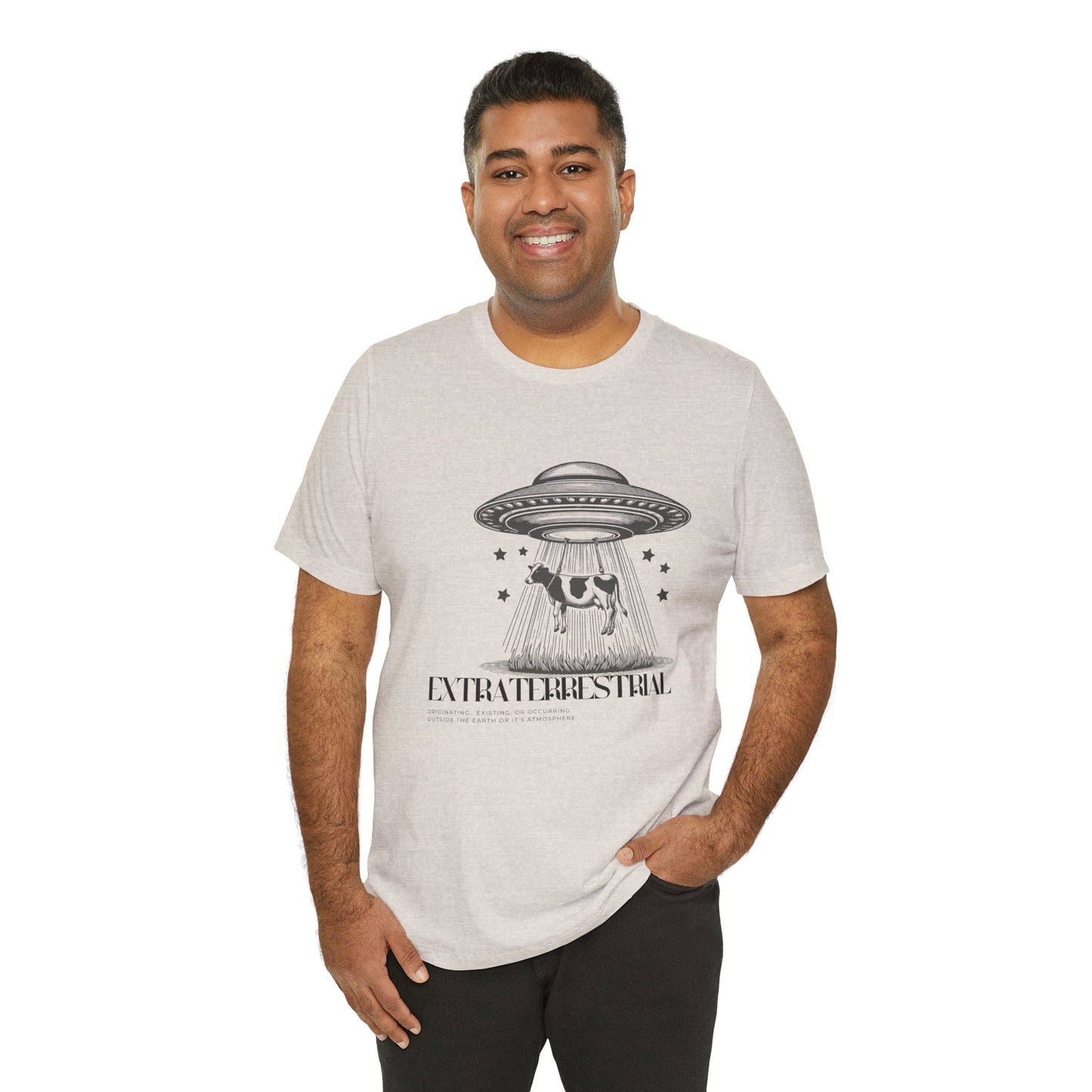 Cow-abunga! Funny Alien Shirt for UFO Enthusiasts, Galactic Style Unisex Tee