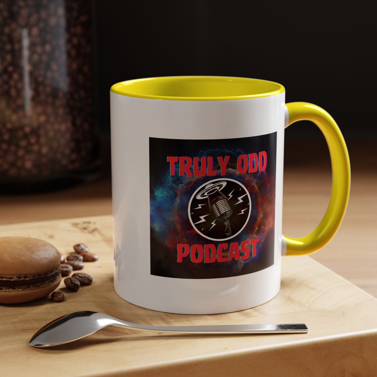 Truly Odd Podcast Accent Coffee Mug | Unique Gift for Podcast Lovers, Funny Quotes, 11oz & 15oz Sizes, Perfect for Birthdays, Christmas