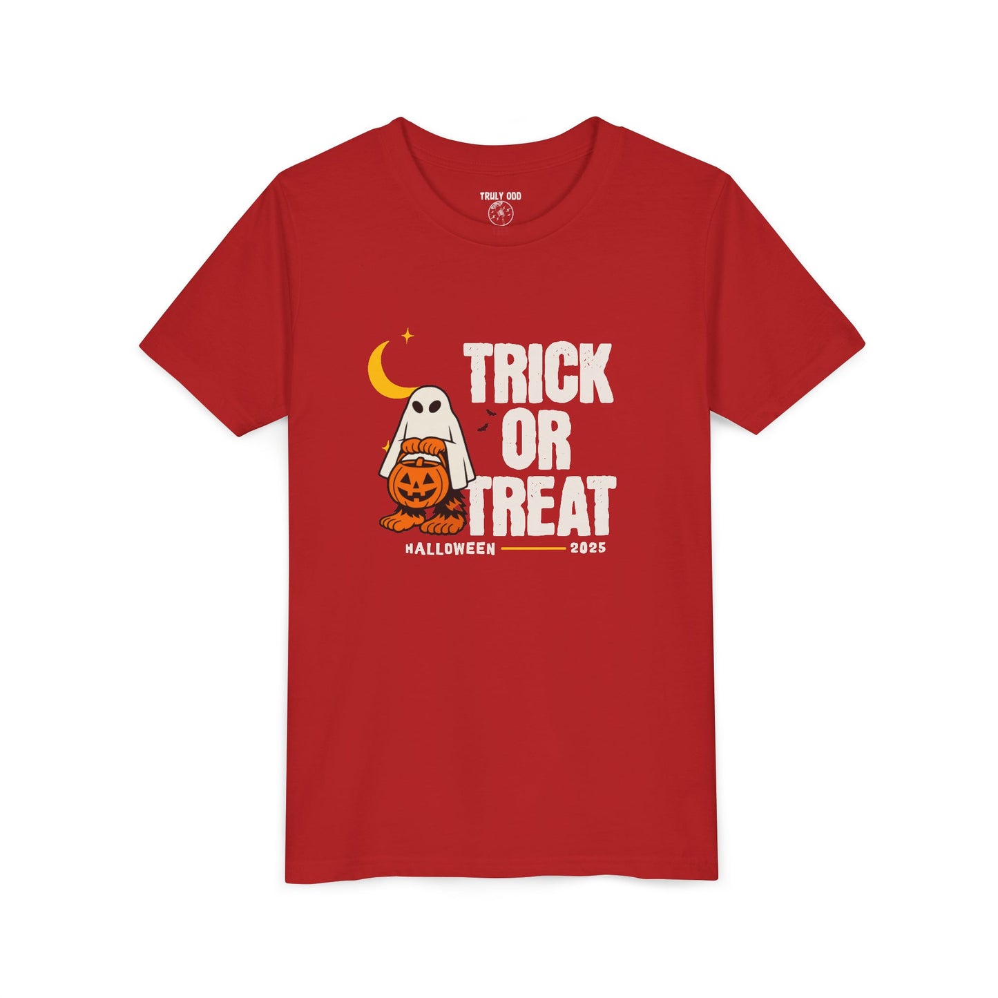 Youth Tee - Trick or Treat Halloween 2025