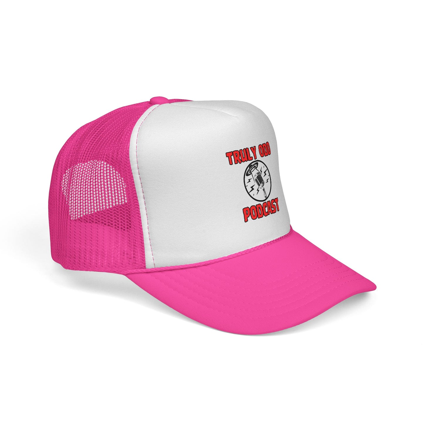 Truly Odd Trucker Caps - Quirky Podcast Fans, Unique Gift, Cool Hat for Show Lovers, Trendy Headwear for Comedy