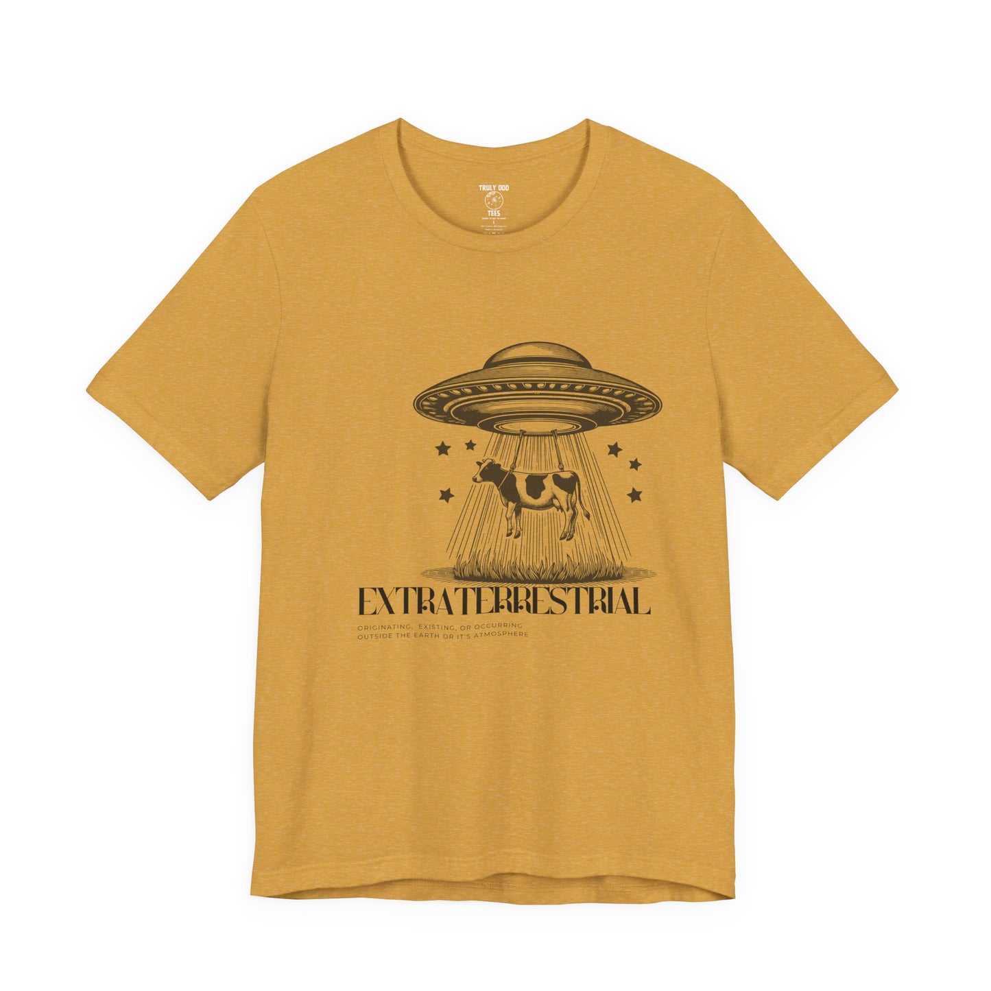 Cow-abunga! Funny Alien Shirt for UFO Enthusiasts, Galactic Style Unisex Tee