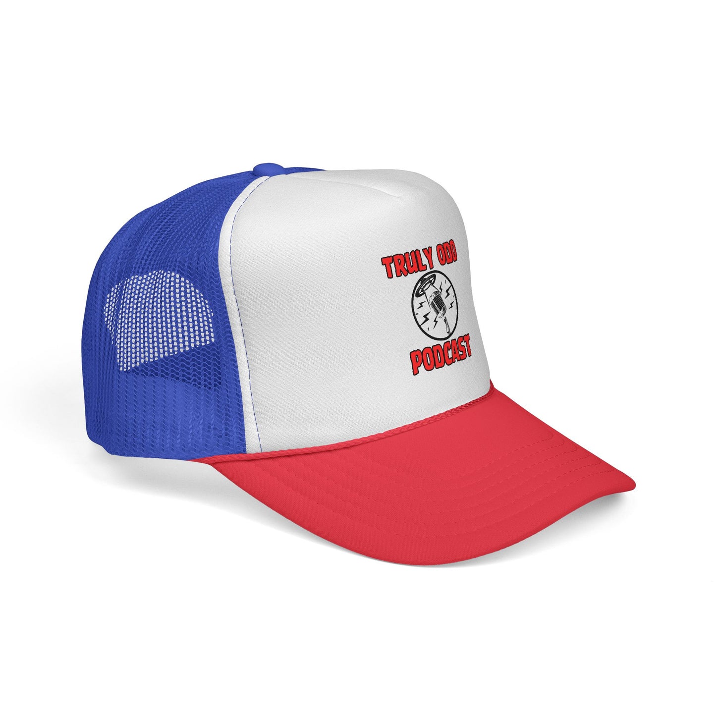 Truly Odd Trucker Caps - Quirky Podcast Fans, Unique Gift, Cool Hat for Show Lovers, Trendy Headwear for Comedy
