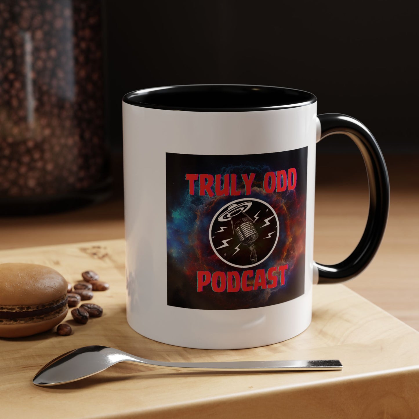 Truly Odd Podcast Accent Coffee Mug | Unique Gift for Podcast Lovers, Funny Quotes, 11oz & 15oz Sizes, Perfect for Birthdays, Christmas