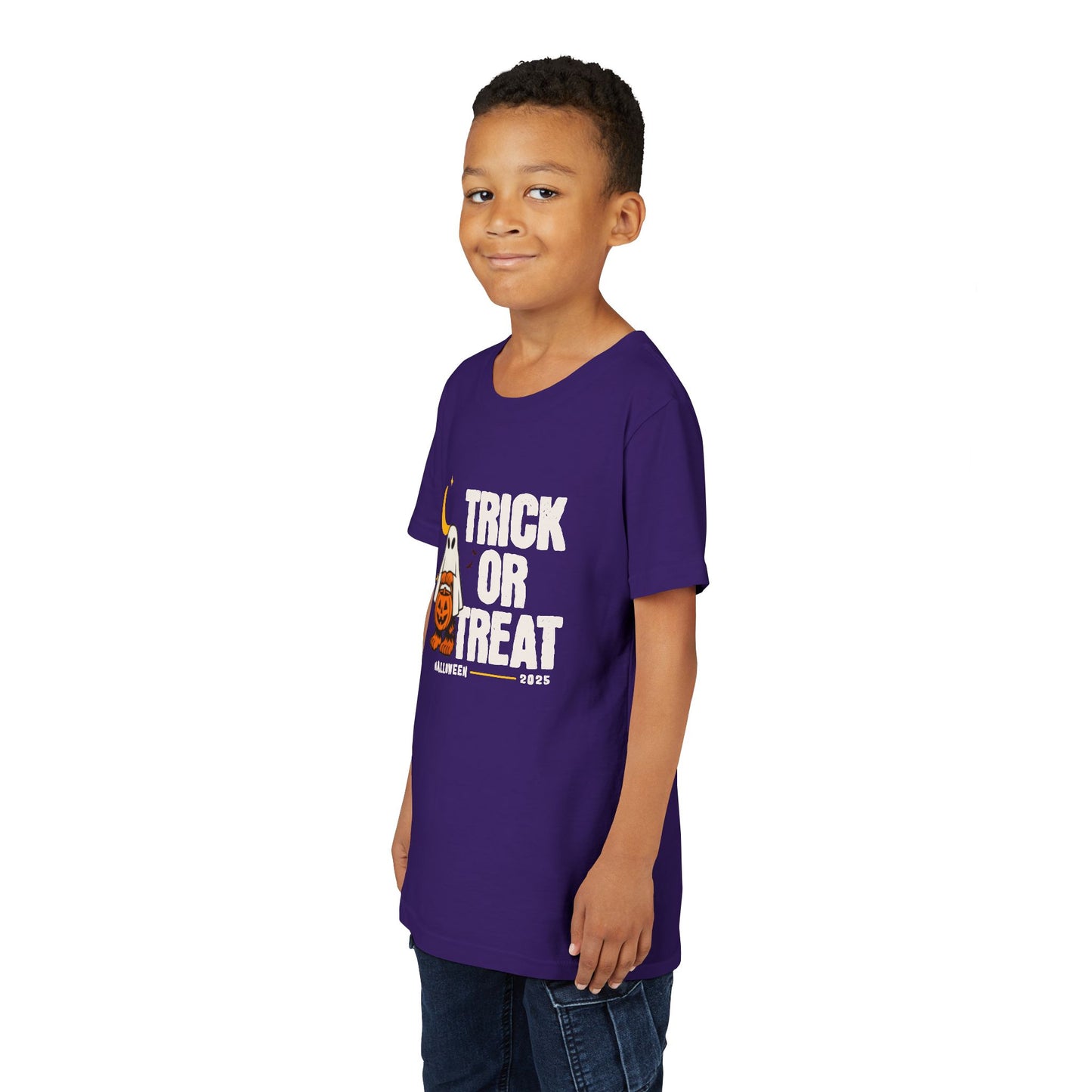 Youth Tee - Trick or Treat Halloween 2025