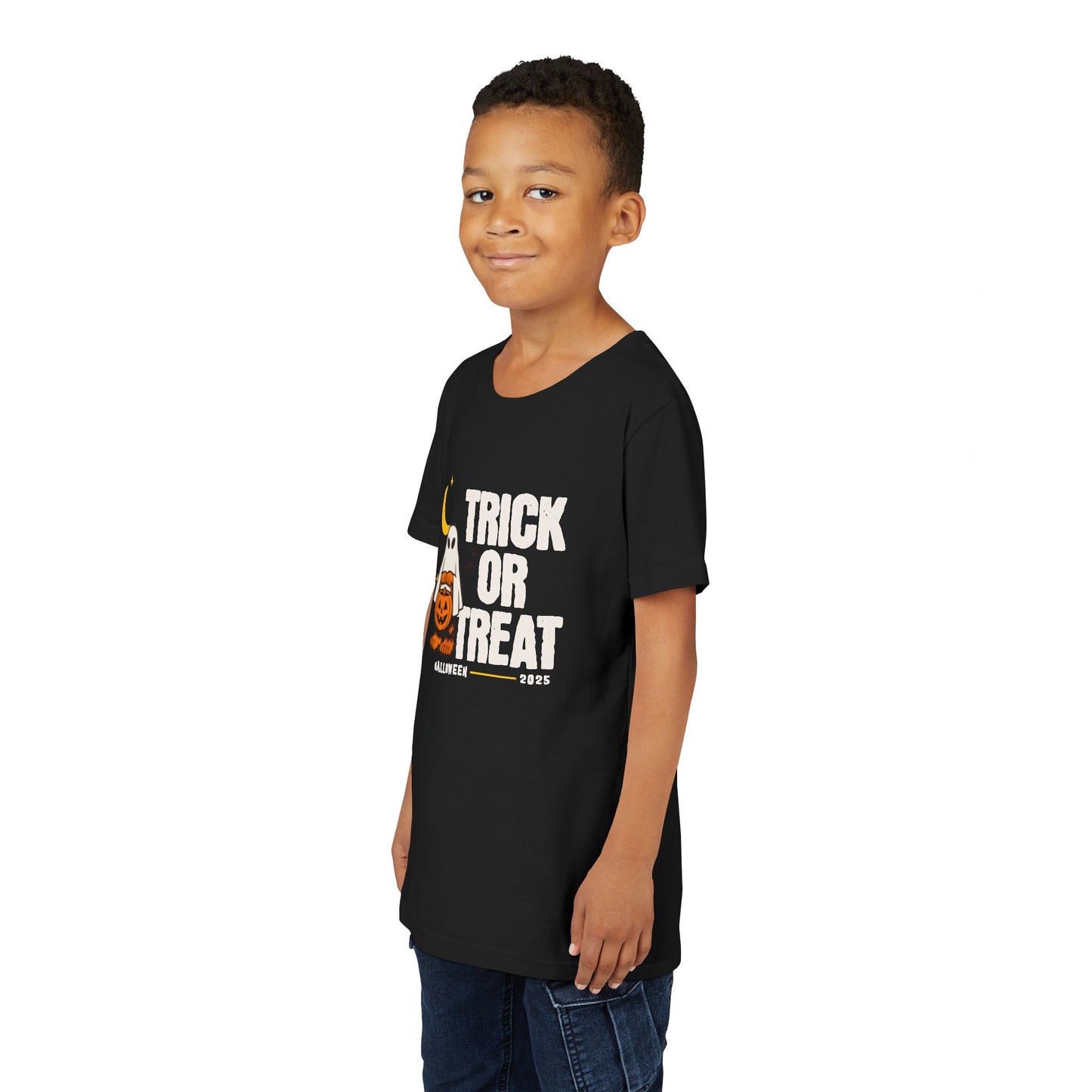 Youth Tee - Trick or Treat Halloween 2025