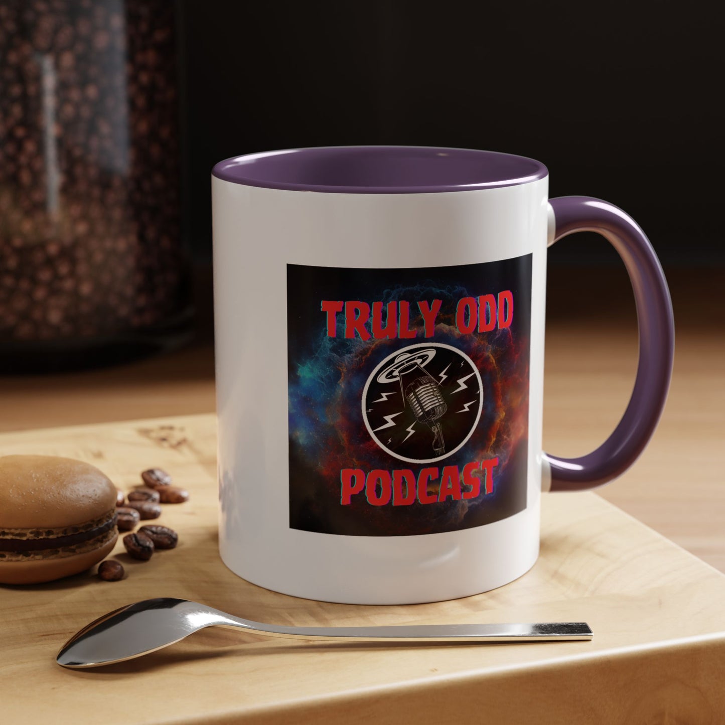 Truly Odd Podcast Accent Coffee Mug | Unique Gift for Podcast Lovers, Funny Quotes, 11oz & 15oz Sizes, Perfect for Birthdays, Christmas