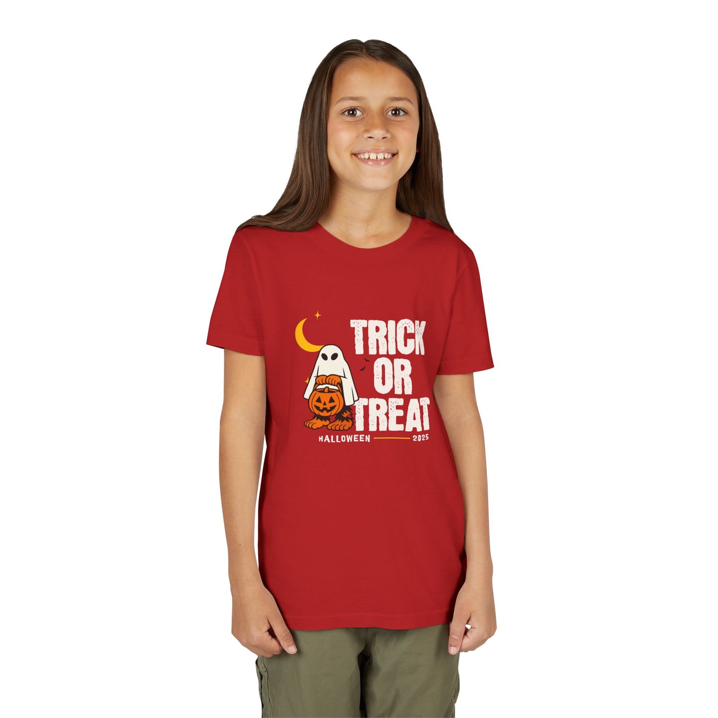 Youth Tee - Trick or Treat Halloween 2025
