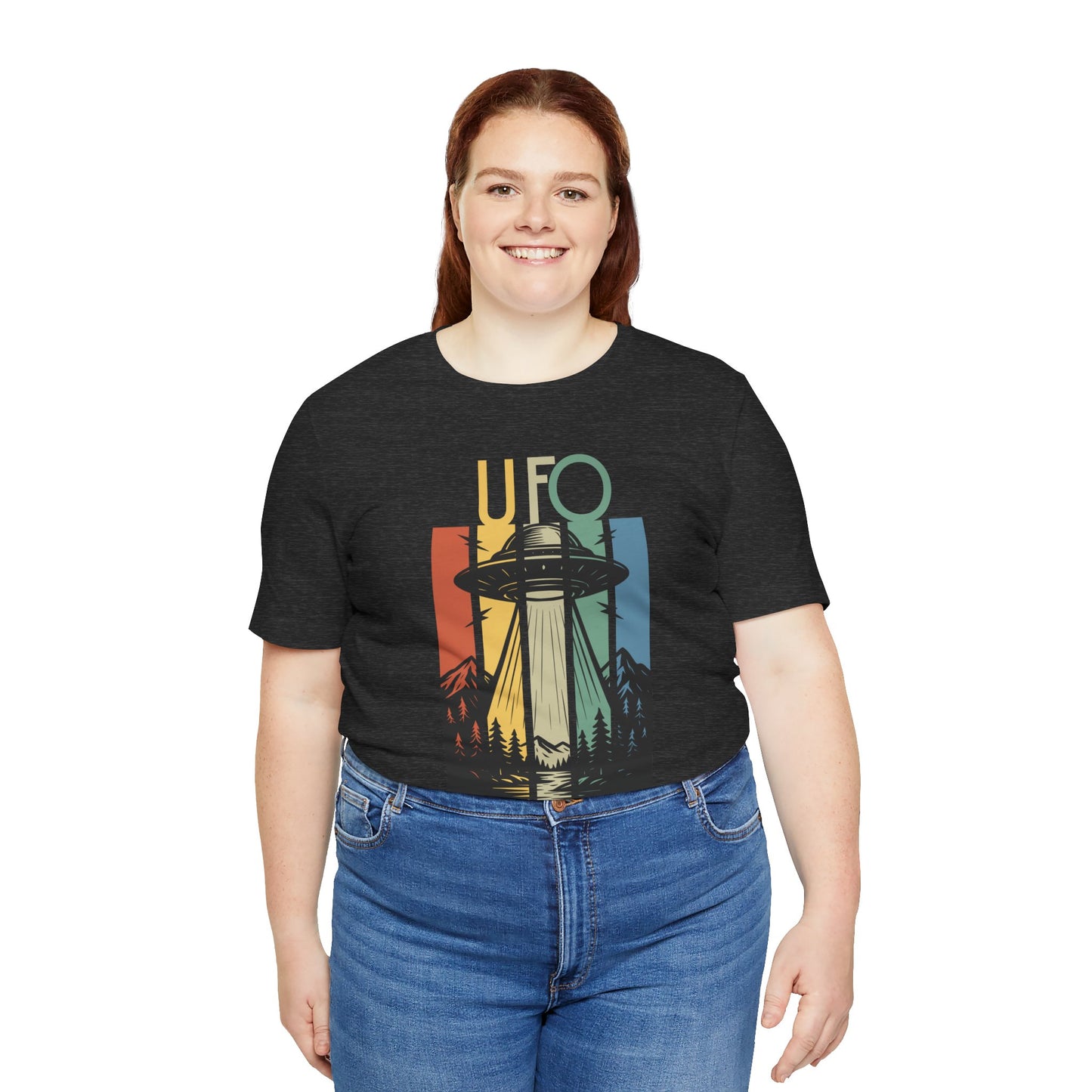 UFO I Want to Believe Graphic Tee, Unisex T-Shirt, Alien Shirt, Space Lover Gift, Retro Style Tee, Fun Casual Wear