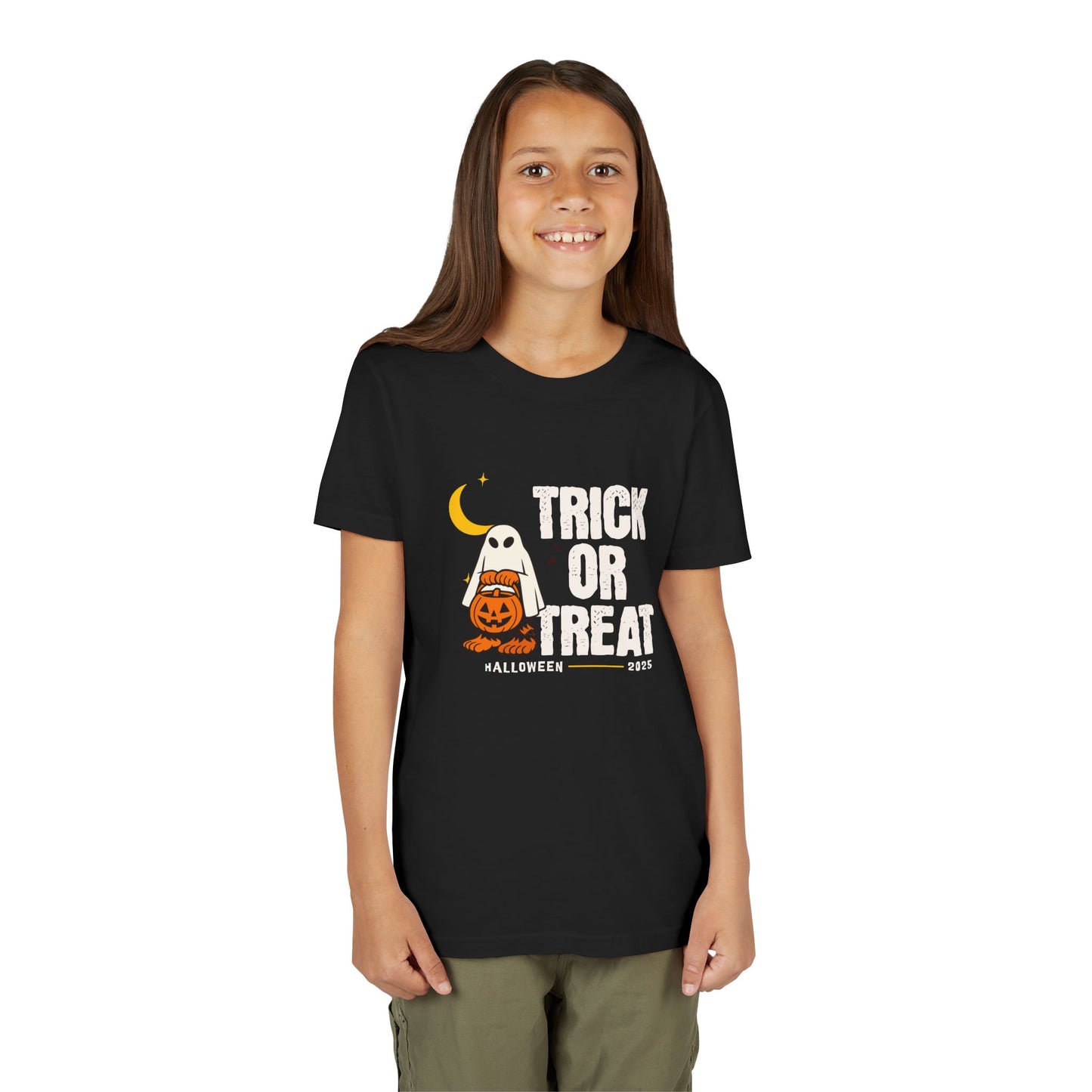 Youth Tee - Trick or Treat Halloween 2025