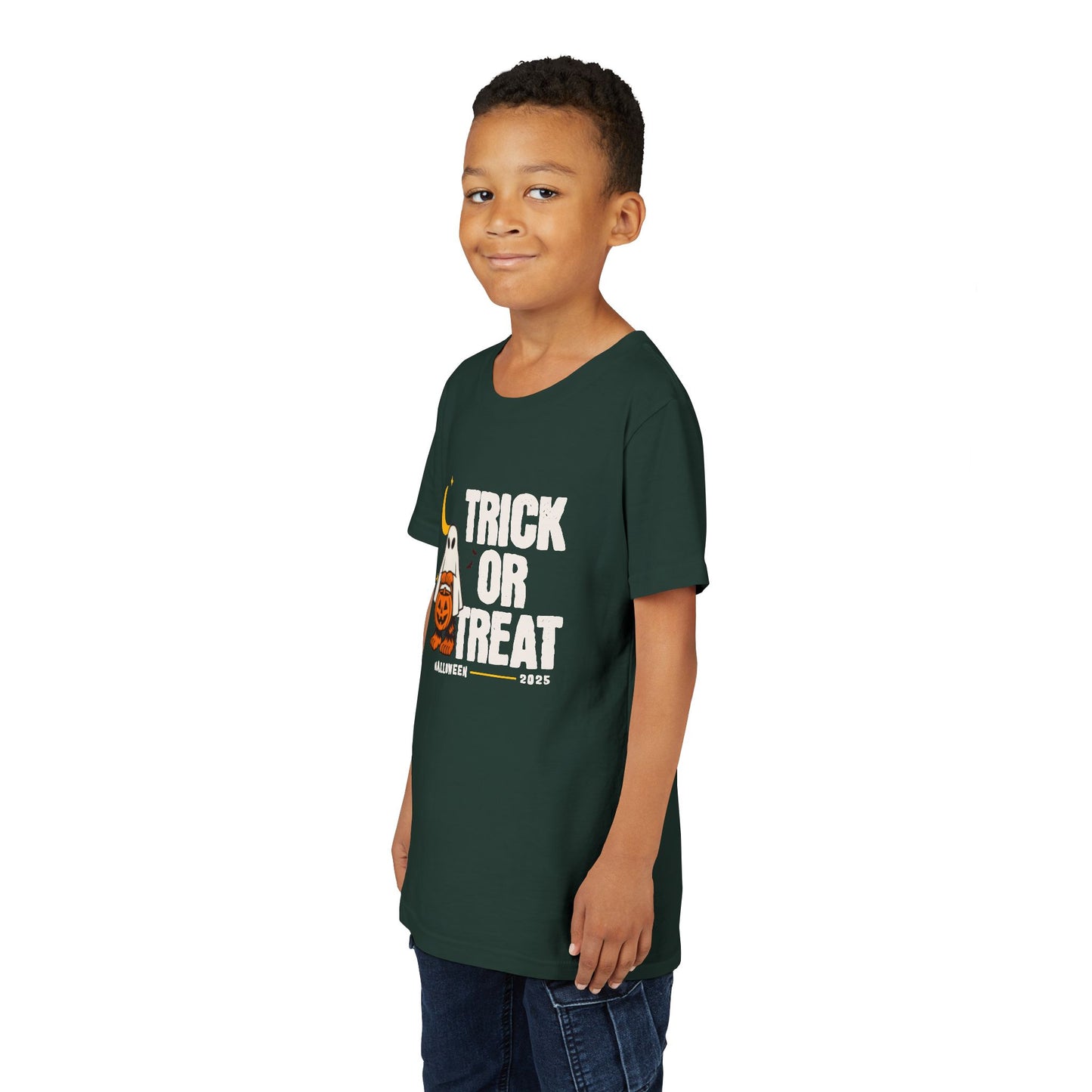 Youth Tee - Trick or Treat Halloween 2025