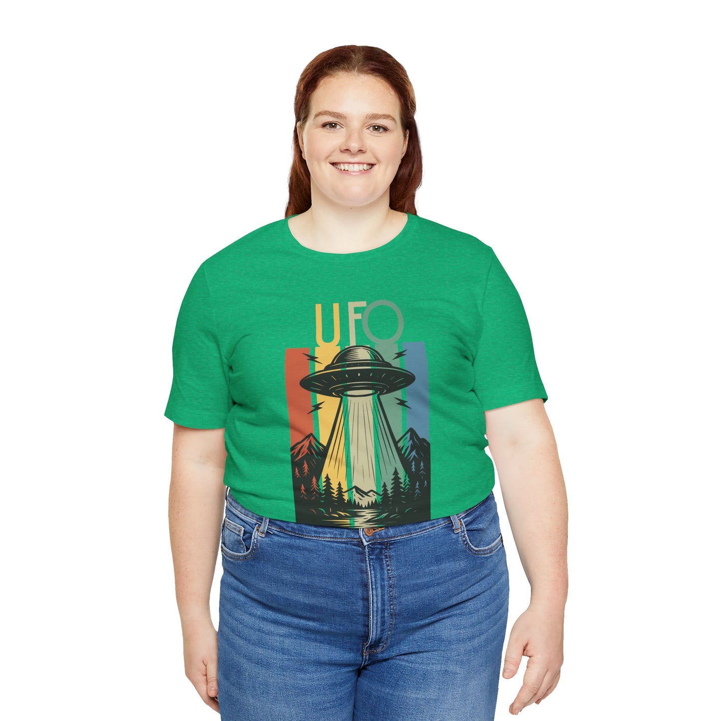 UFO I Want to Believe Graphic Tee, Unisex T-Shirt, Alien Shirt, Space Lover Gift, Retro Style Tee, Fun Casual Wear