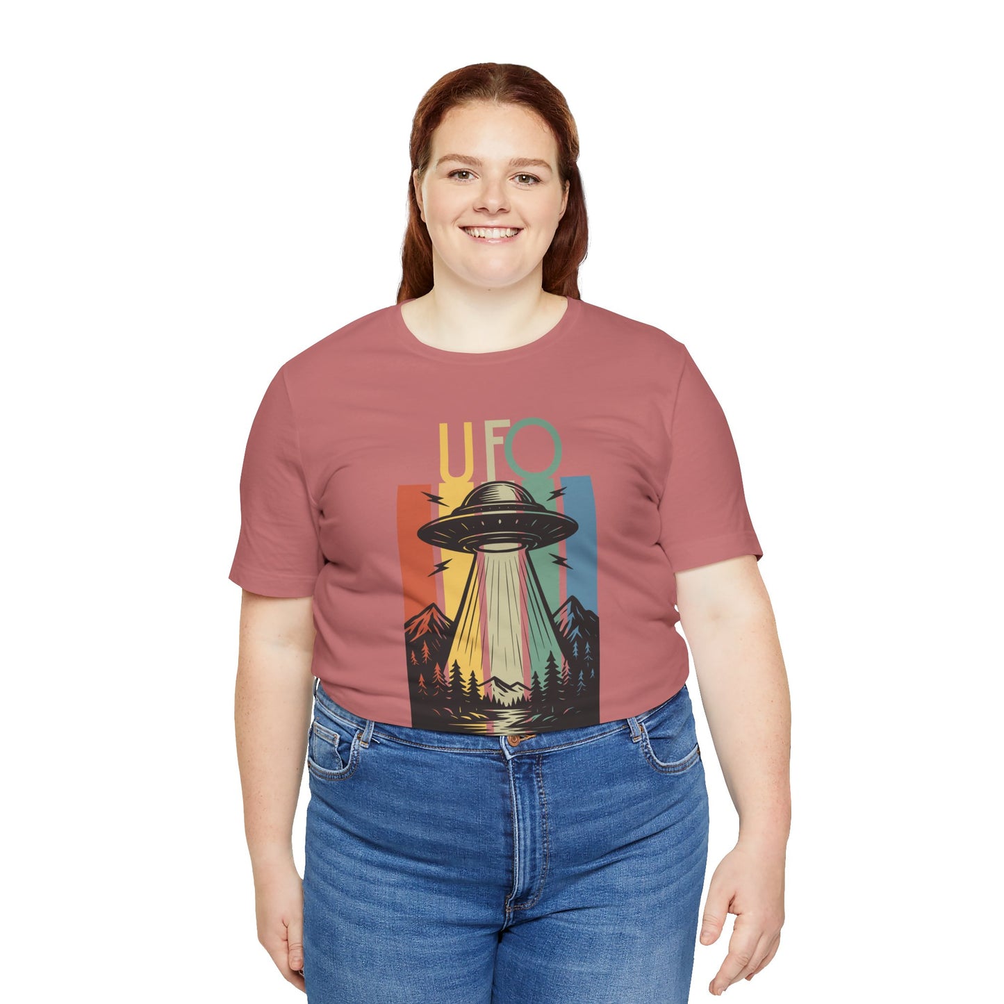 UFO I Want to Believe Graphic Tee, Unisex T-Shirt, Alien Shirt, Space Lover Gift, Retro Style Tee, Fun Casual Wear