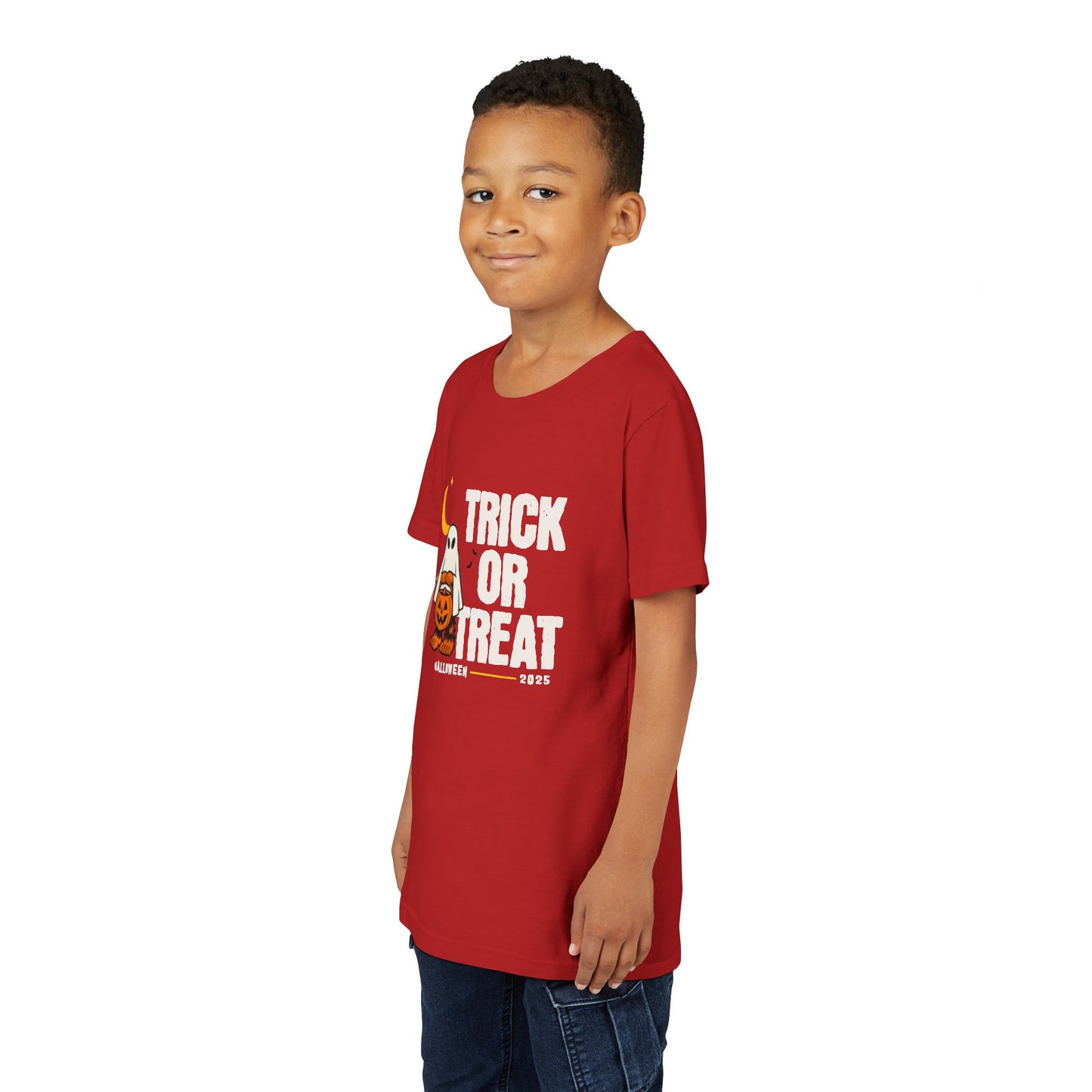 Youth Tee - Trick or Treat Halloween 2025