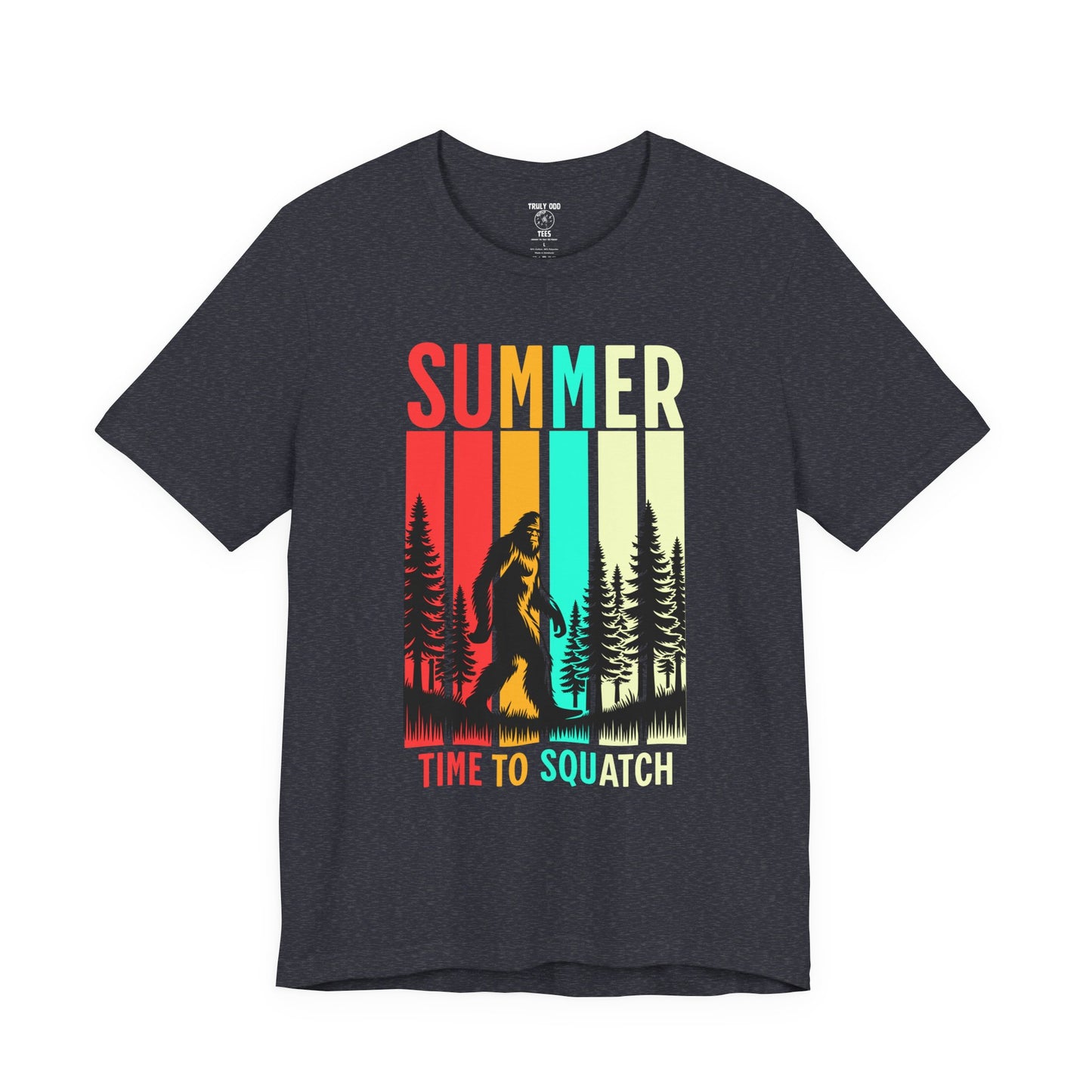 Bigfoot Cryptid Unisex Tee, Squatching Paranormal Shirt, Sasquatch Short Sleeve Top, Mythical Creature T-Shirt