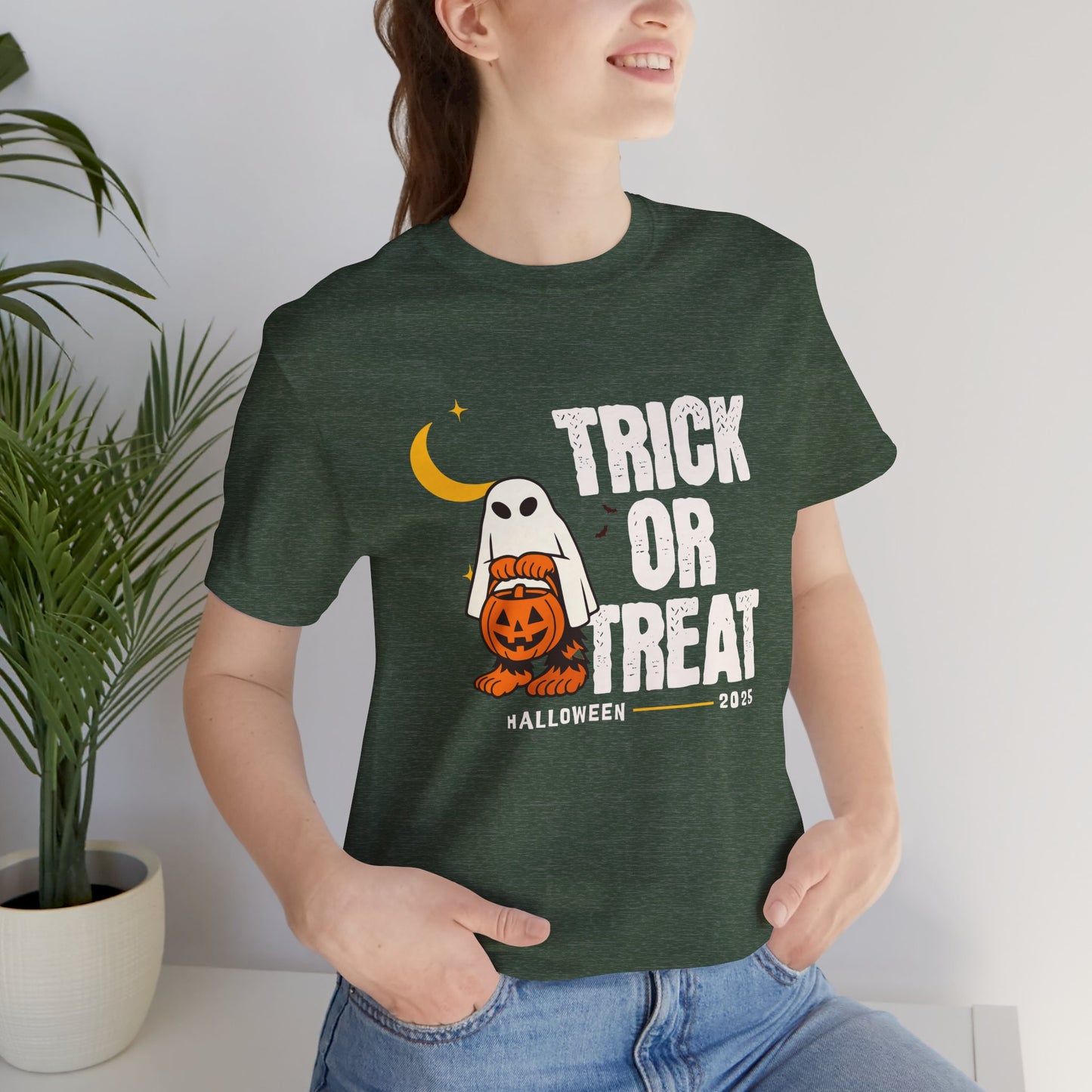 Bigfoot Halloween Tee, Sasquatch Trick or Treater Shirt