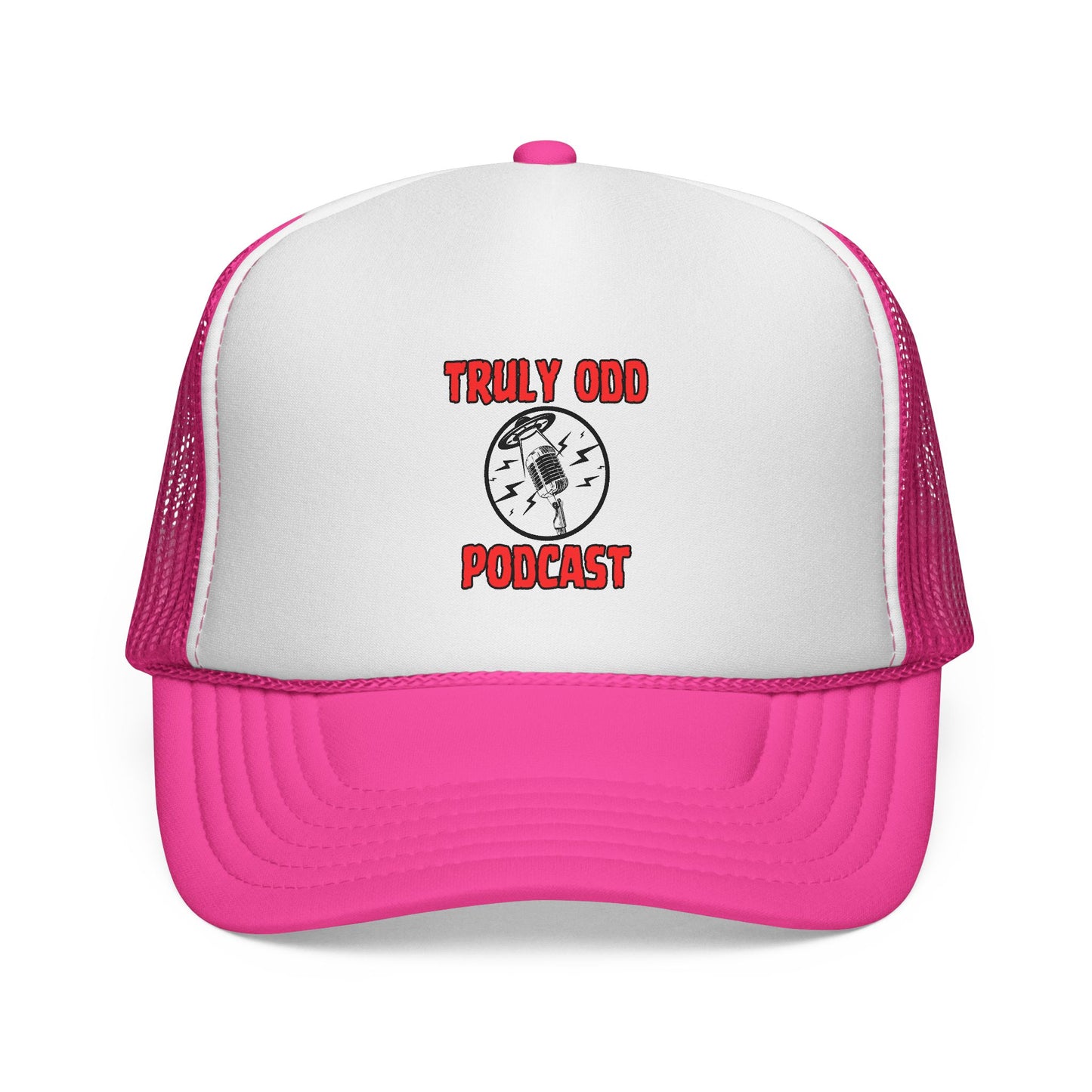 Truly Odd Trucker Caps - Quirky Podcast Fans, Unique Gift, Cool Hat for Show Lovers, Trendy Headwear for Comedy