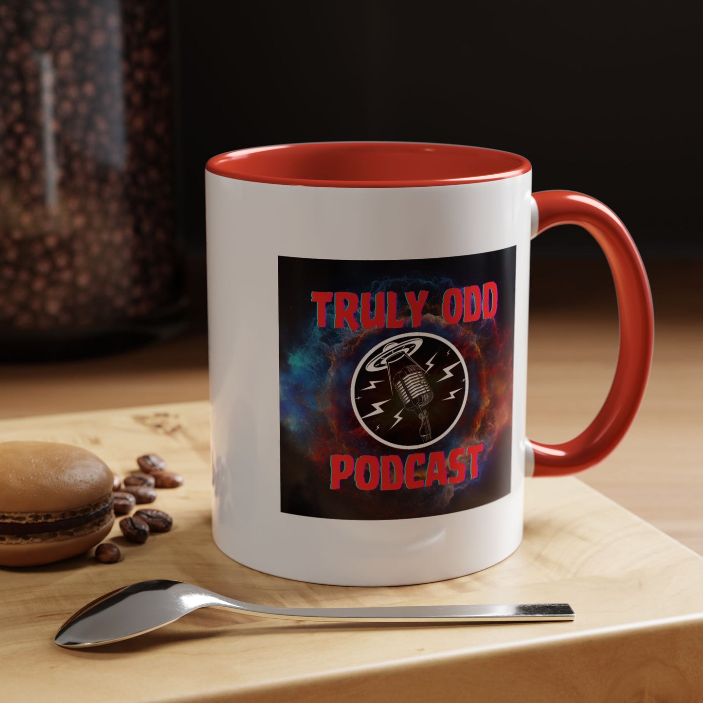 Truly Odd Podcast Accent Coffee Mug | Unique Gift for Podcast Lovers, Funny Quotes, 11oz & 15oz Sizes, Perfect for Birthdays, Christmas