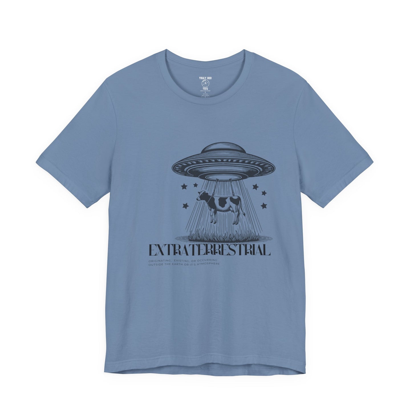 Cow-abunga! Funny Alien Shirt for UFO Enthusiasts, Galactic Style Unisex Tee
