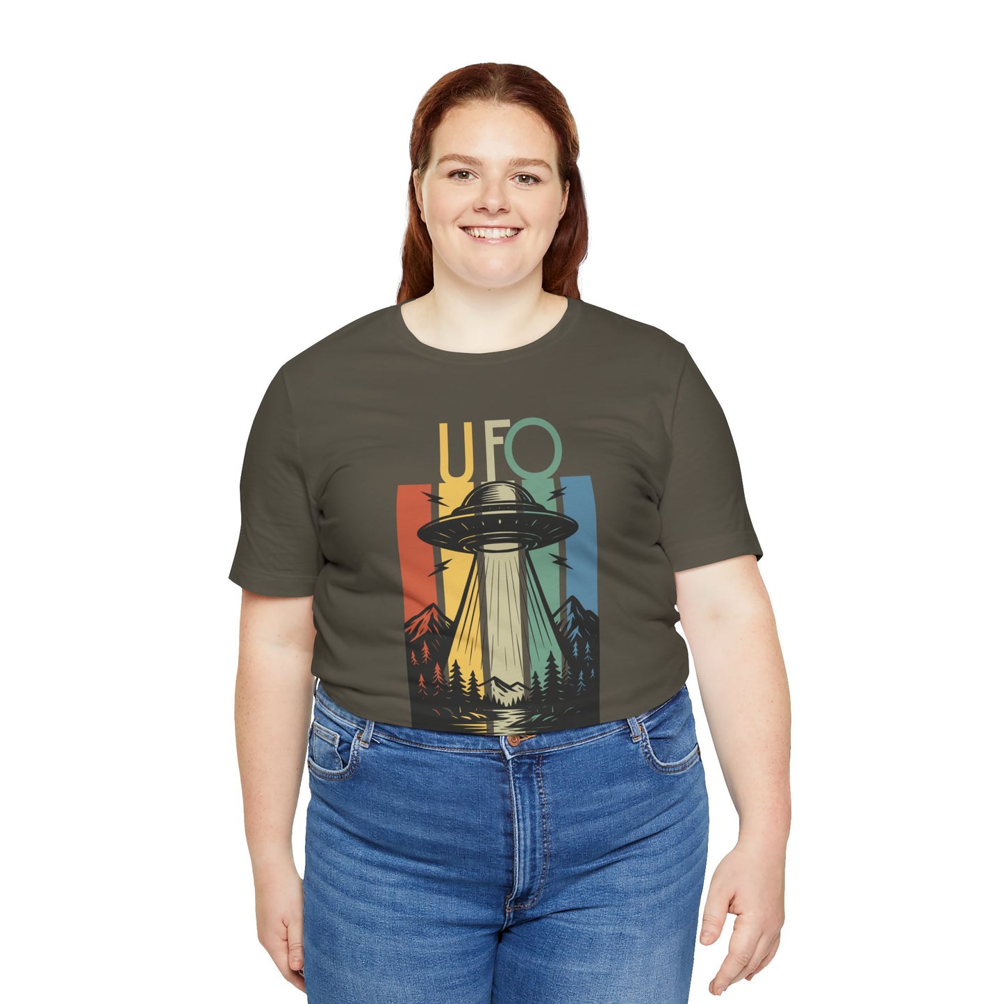 UFO I Want to Believe Graphic Tee, Unisex T-Shirt, Alien Shirt, Space Lover Gift, Retro Style Tee, Fun Casual Wear