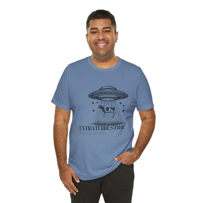 Cow-abunga! Funny Alien Shirt for UFO Enthusiasts, Galactic Style Unisex Tee