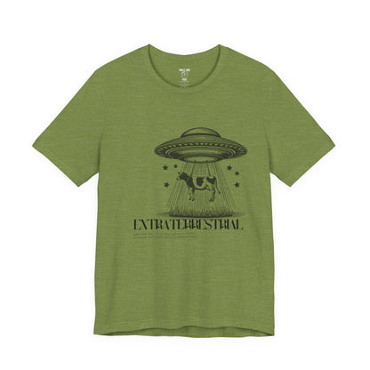 Cow-abunga! Funny Alien Shirt for UFO Enthusiasts, Galactic Style Unisex Tee