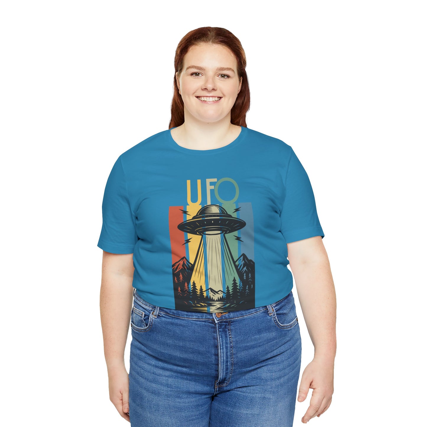 UFO I Want to Believe Graphic Tee, Unisex T-Shirt, Alien Shirt, Space Lover Gift, Retro Style Tee, Fun Casual Wear
