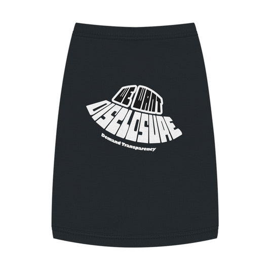Pet Tank Top - Disclosure Dog Shirt