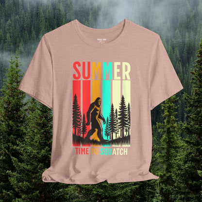 Bigfoot Cryptid Unisex Tee, Squatching Paranormal Shirt, Sasquatch Short Sleeve Top, Mythical Creature T-Shirt