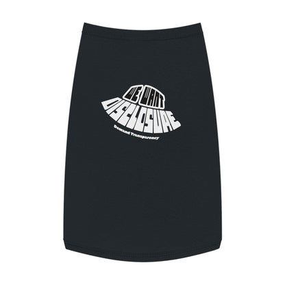 Pet Tank Top - Disclosure Dog Shirt