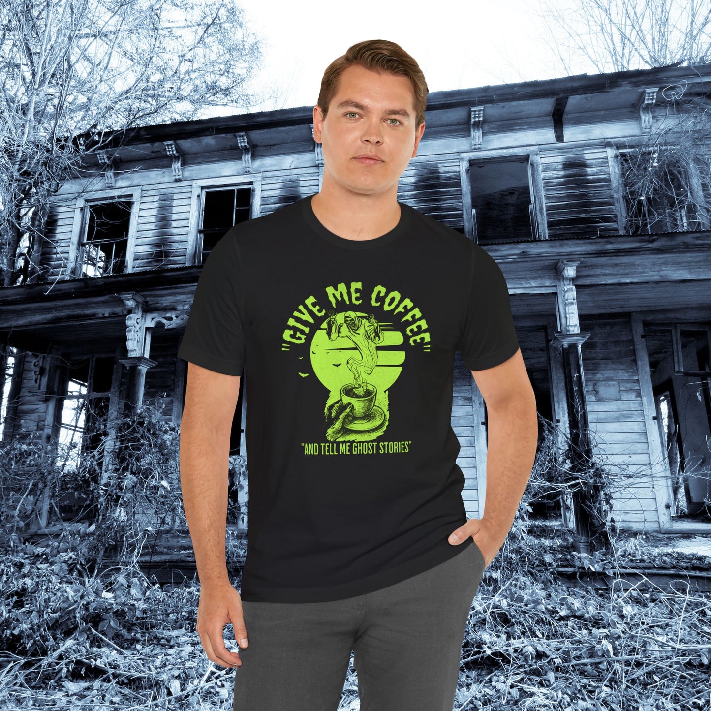 Ghosts and Coffee Tee