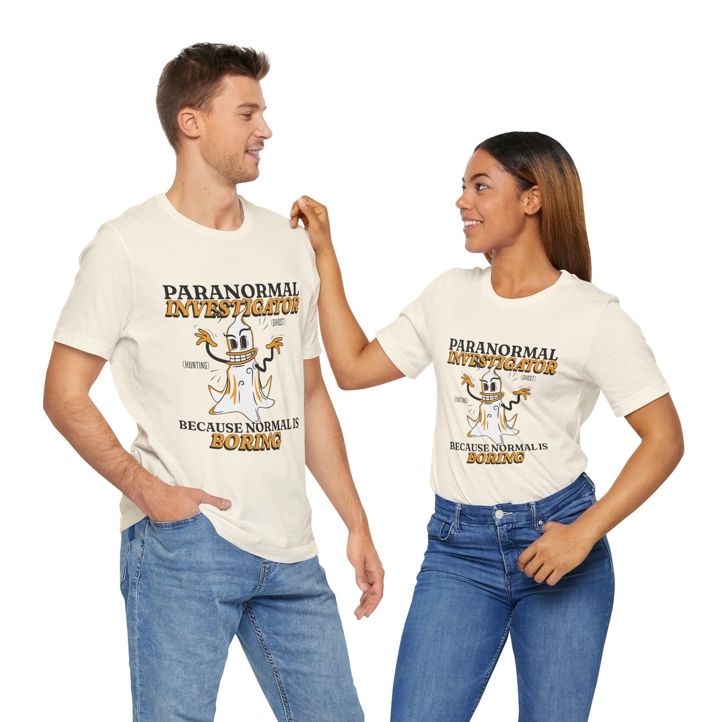 Ghost Hunting Tee, Paranormal Investigator Gift, Unisex T-Shirt, Fun Ghost Shirt