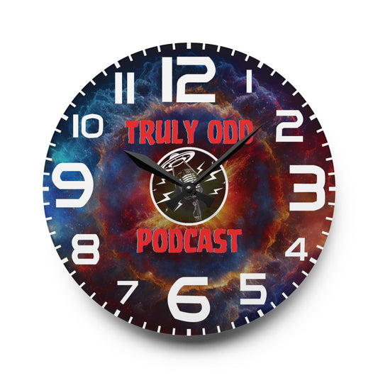 Wall Clock - Truly Odd Clock, Time Flies Where You're Being Odd, Support The Show