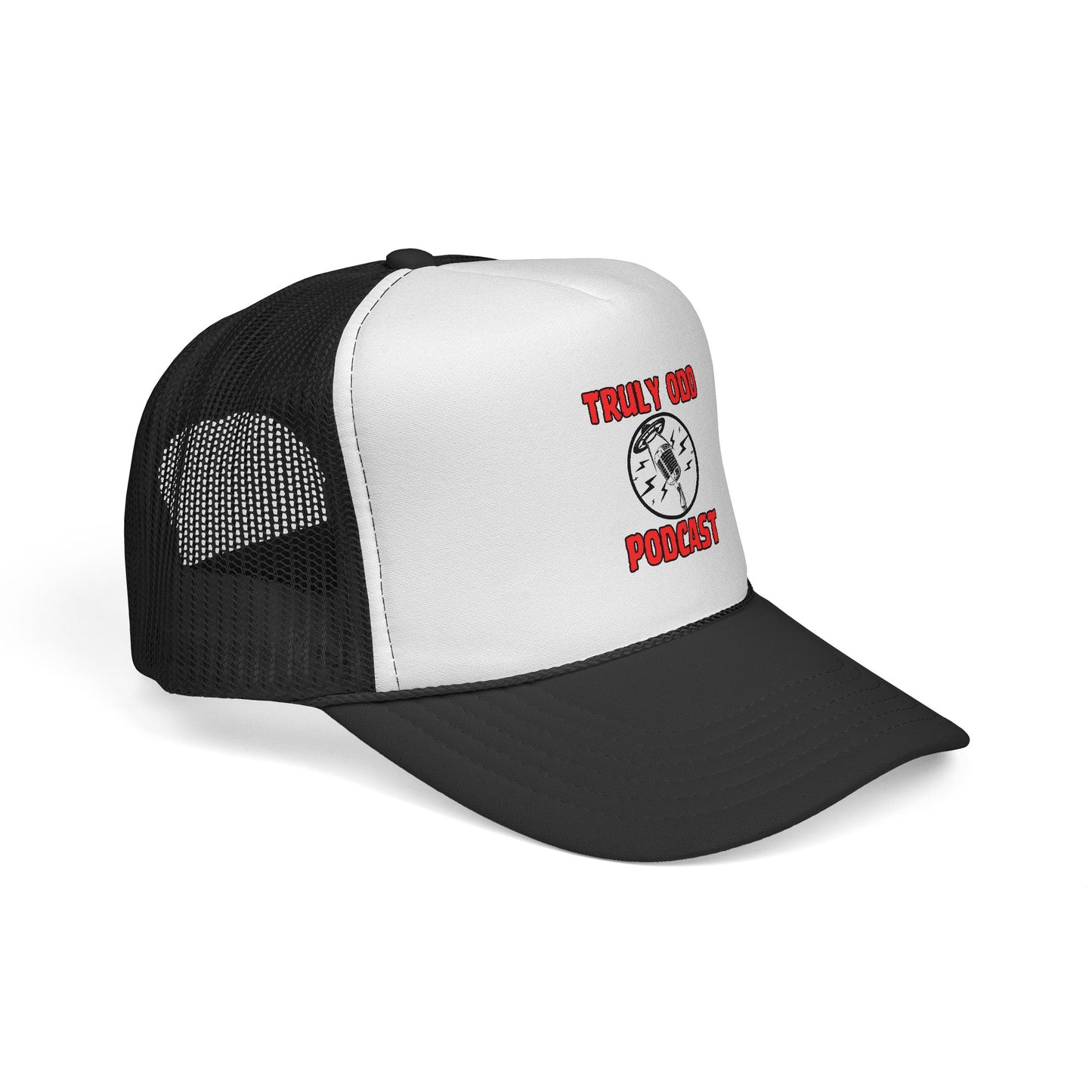 Truly Odd Trucker Caps - Quirky Podcast Fans, Unique Gift, Cool Hat for Show Lovers, Trendy Headwear for Comedy