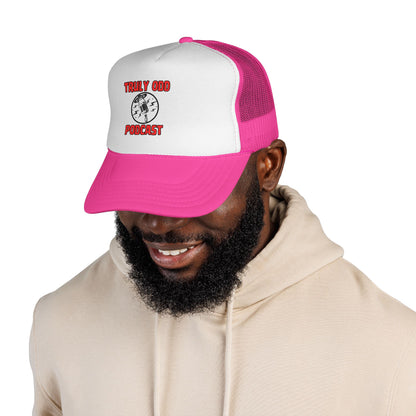 Truly Odd Trucker Caps - Quirky Podcast Fans, Unique Gift, Cool Hat for Show Lovers, Trendy Headwear for Comedy