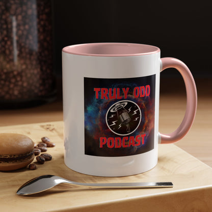 Truly Odd Podcast Accent Coffee Mug | Unique Gift for Podcast Lovers, Funny Quotes, 11oz & 15oz Sizes, Perfect for Birthdays, Christmas