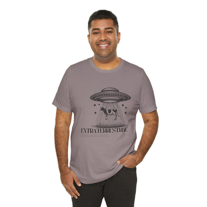 Cow-abunga! Funny Alien Shirt for UFO Enthusiasts, Galactic Style Unisex Tee
