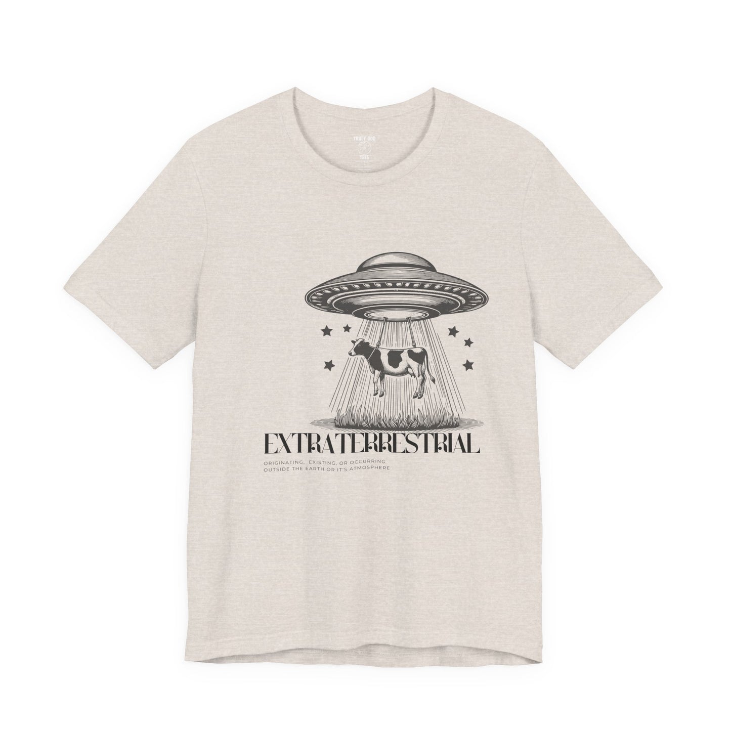 Cow-abunga! Funny Alien Shirt for UFO Enthusiasts, Galactic Style Unisex Tee