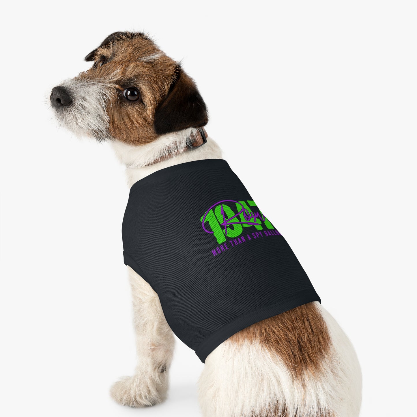 Pet Tank Top — "Roswell 1947" Neon Graphic Dog Tank (More Than a Spy Balloon)