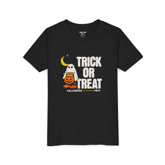 Youth Tee - Trick or Treat Halloween 2025