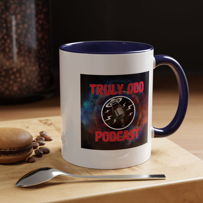 Truly Odd Podcast Accent Coffee Mug | Unique Gift for Podcast Lovers, Funny Quotes, 11oz & 15oz Sizes, Perfect for Birthdays, Christmas