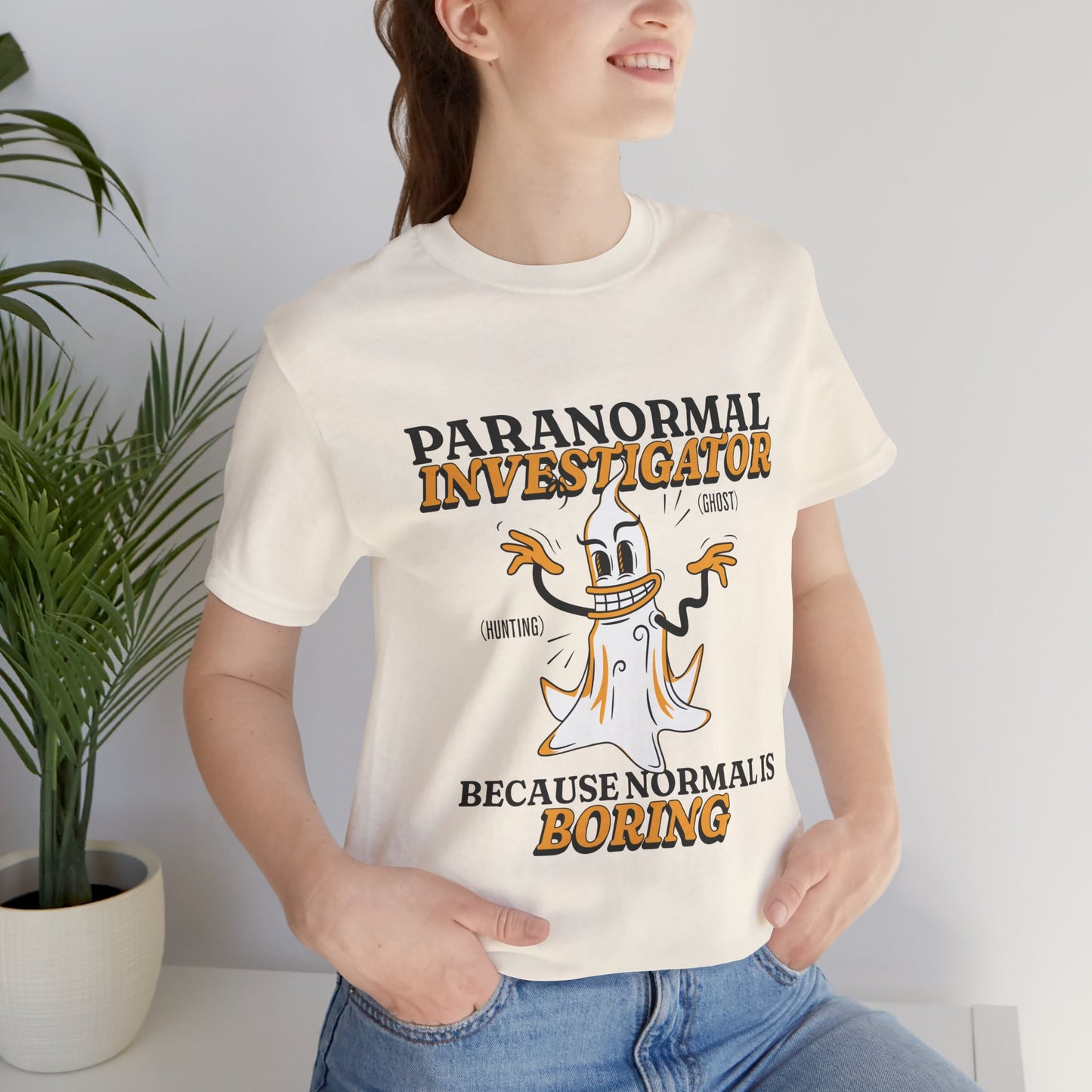 Ghost Hunting Tee, Paranormal Investigator Gift, Unisex T-Shirt, Fun Ghost Shirt