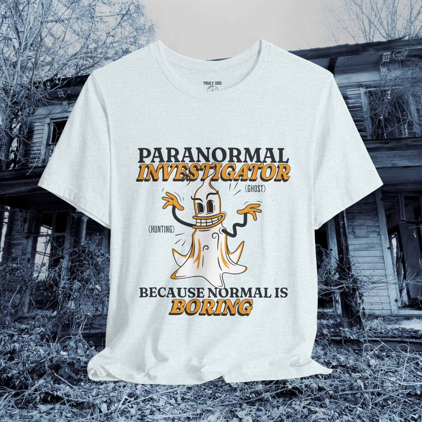 Ghost Hunting Tee, Paranormal Investigator Gift, Unisex T-Shirt, Fun Ghost Shirt